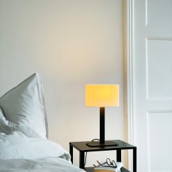Calix Bordlampe med oval stofskrm