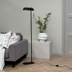 ARCH gulvlampe mat sort / messing