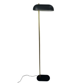 ARCH Stehleuchte schwarz / messing