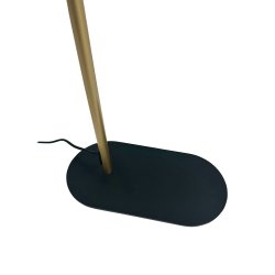 ARCH gulvlampe mat sort / messing