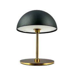 ALONG LED Minibordlampe sort/messing - ske med 2 stk. 