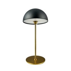 ALONG LED Minibordlampe sort/messing - ske med 2 stk. 