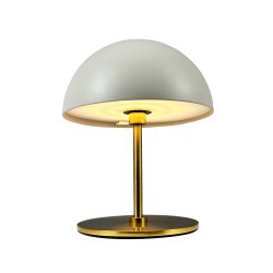 ALONG LED Mini Table Lamp beige/brass - Box of 2