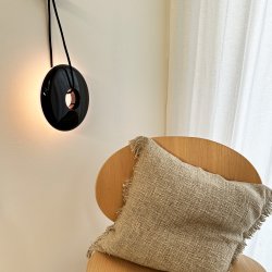 2 Ways LED table lamp with wood base light