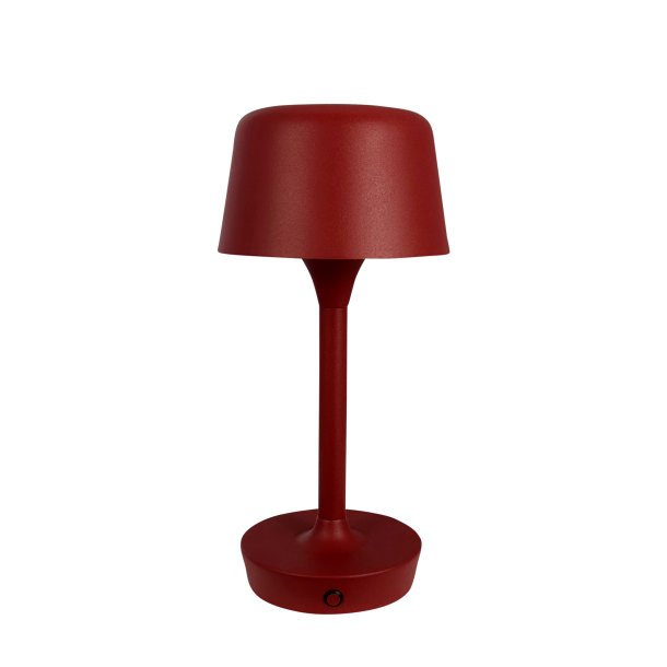 FLOW dark red LED table lamp