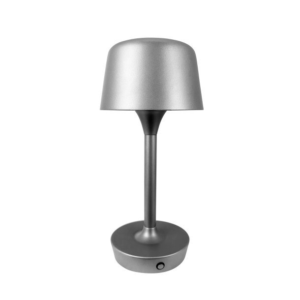 FLOW grey LED table lamp