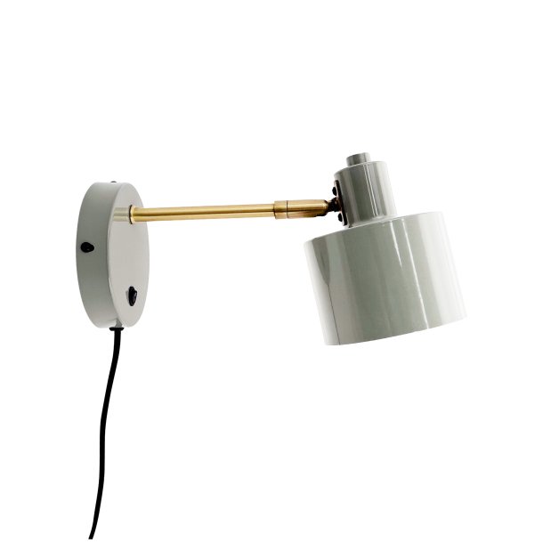 Ocean Olive/ brass wall light