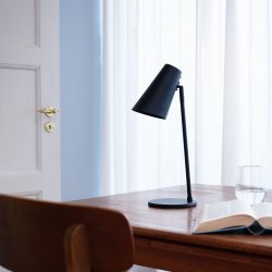 Cale table lamp rechargeable black