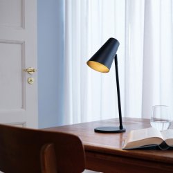 Cale table lamp rechargeable black
