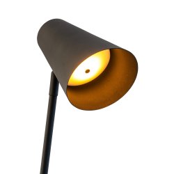 Cale table lamp rechargeable black