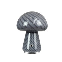 Morkel Mushroom bordlampe genopladelig Gr