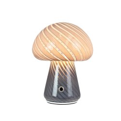 Morkel Mushroom bordlampe genopladelig Gr