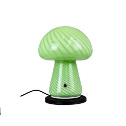 Morkel Mushroom bordlampe genopladelig Grn
