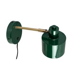 Ocean Mrkegrn/ messing vglampe