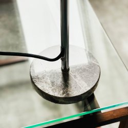 Stockholm D20 krom/ marmor bordlampe