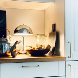 Stockholm LED bordlampe Krom bordlampe -  Version 2.0