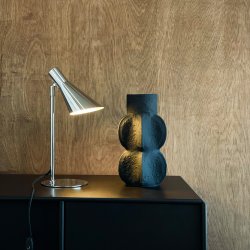 DL12 mini bordlampe krom