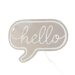 LED sign - Hello - Double colour