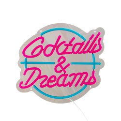 LED sign - Cocktails & Dreams