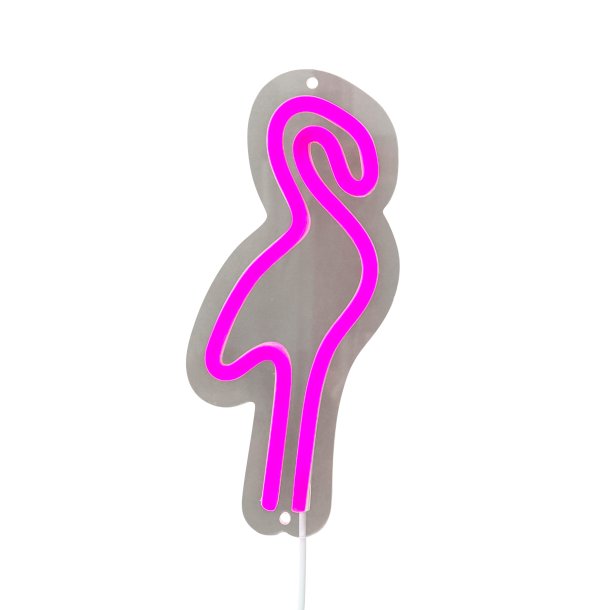 LED skilt - Flamingo