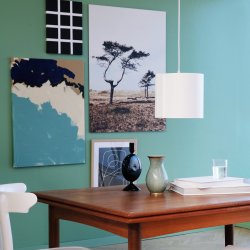 WUM pendel Stor Varm hvid