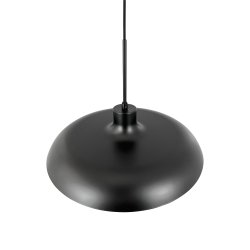 AVA pendant black with glass dome