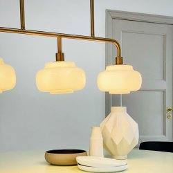 Ossett langbordspendel Opal / bronze