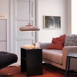 Planet pendel Latte / med latte tr ring