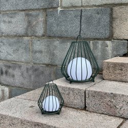 Evesham Outdoor lantern / green small