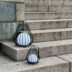Evesham Outdoor lantern / green small