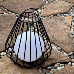 Evesham Auenleuchte schwarz mittel