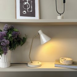 Sleep bordlampe kit hvid