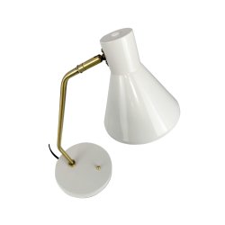 Sleep bordlampe kit hvid