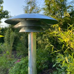 DL25 Galv. bedlampe udendrs 