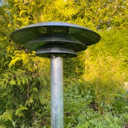 DL25 Galv. bedlampe udendrs 