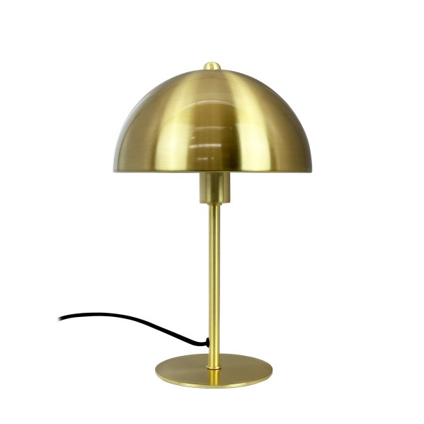 French collection: Lyon table lamp brass half round shade