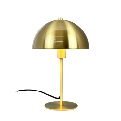 Lyon bordlampe messing halv rund skrm