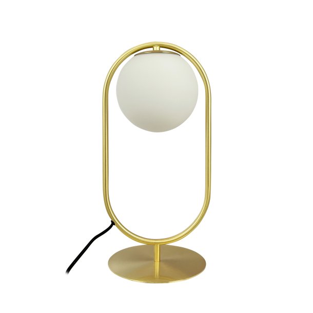 French collection: Reims table lamp with arch and glass dome - low