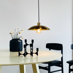 Paris brass pendant light
