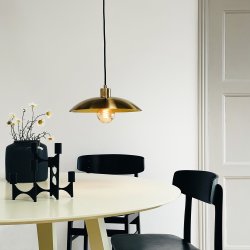 Paris brass pendant light