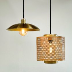Paris brass pendant light