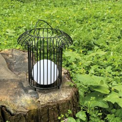 Basket LED Lanterne Sort