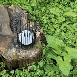 Basket LED Lanterne Sort