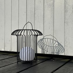 Basket LED Lanterne Sort