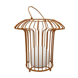 Basket LED Lanterne Terracotta