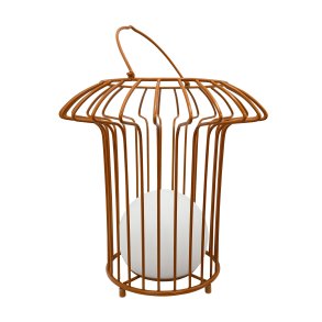 Basket LED Laterne Terracotta