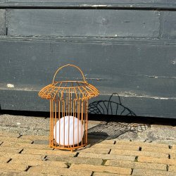 Basket LED Lanterne Terracotta