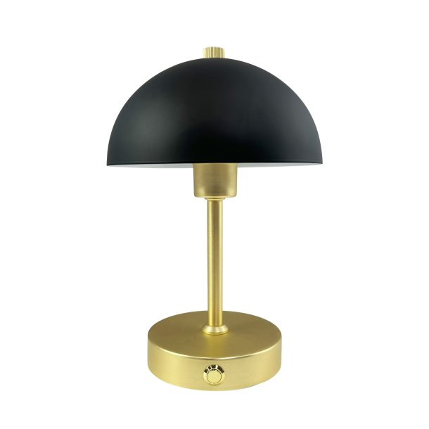 2 pcs. Malm Special Edition black/brass LED table lamp rechargeable only 107