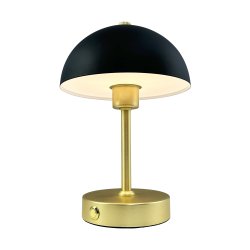 2 pcs. Malm Special Edition black/brass LED table lamp rechargeable only 107