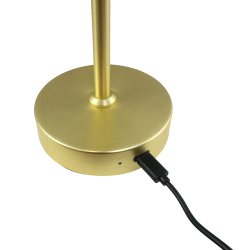 2 pcs. Malm Special Edition black/brass LED table lamp rechargeable only 107